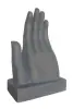 Product image 4 of the product “Praying Hand, 73 cm Height, Cast Stone, Bronze Colour ”